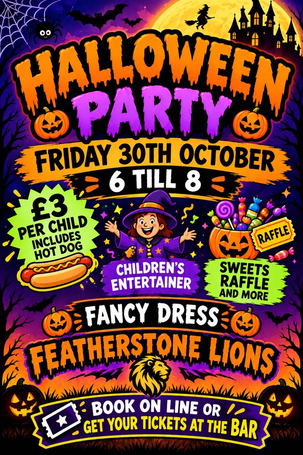 Featherstone Lions Darts Tournements poster 