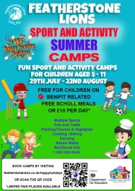 Sport and Activity Summer Camps Wednesday 21st August